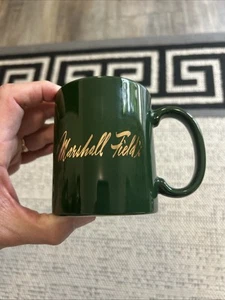 Vintage Green Marshall Field’s Clock Coffee Cup USA - Picture 1 of 12