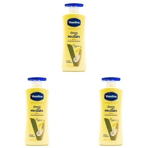 3PK Vaseline Intensive Care 48H Deep Moisture Body Lotion 400ml Dry Skin Relief - Picture 1 of 3