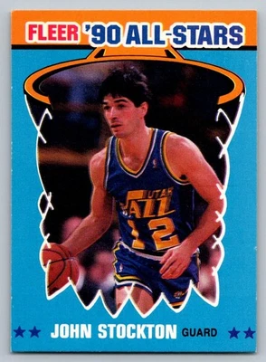 1990 Fleer All-Stars  John Stockton 9 - Image 1 of 2