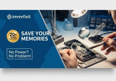 Serviço de recuperação de dados iPhone/água quebrada danificada sem energia…RÁPIDO!! Serviço - Imagem 1 de 4