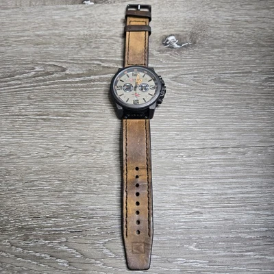 CURREN 男士手表顶级品牌男士军用运动手表皮革石英手表 — 第 1/4 张图片