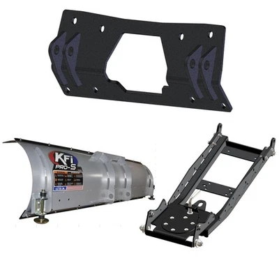 KFI Plow Kit For Polaris Ranger Crew SP 570 2022-2026 With 66" Steel Blade - Image 1 of 3