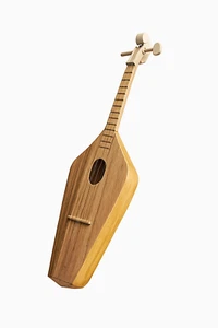 Handcrafted Georgian Panduri | Traditional 3-String Folk Instrument | Solid Wood - Picture 1 of 3