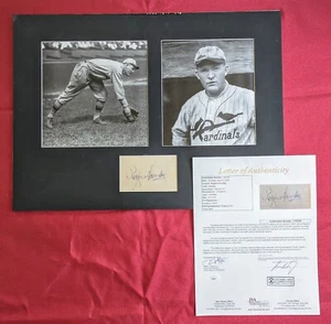 ROGERS HORNSBY SIGNED AUTO AUTOGRAPH w/JSA LOA BASEBALL HOF CARDINALS PHOTO CARD - Picture 1 of 15