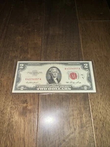 United States USA US XF Note $2 Dollar Series 1953 A Red Seal - Picture 1 of 6