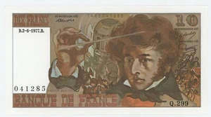 France 10 Francs 2-6-1977 Pick 150.c UNC Uncirculated Banknote - Picture 1 of 2