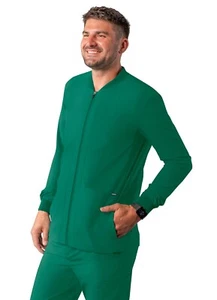 Adar Addition Scrubs For Men - Zippered Bomber Scrub Jacket - Picture 1 of 97