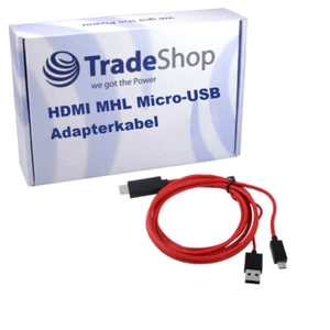 Micro USB MHL HDMI Adapter für Samsung Galaxy Note 10.1 2014 Edition SM-P600 - Bild 1 von 3