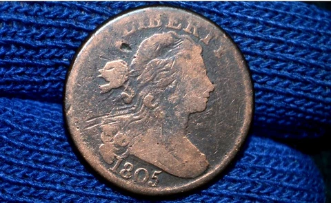 1805 LARGE CENT ** VF Details ** Get 5% Off at Checkout Cover