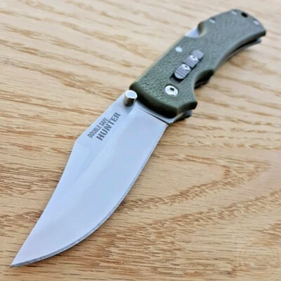 Cold Steel Double Safe Folding Knife 3.5" 8Cr13MoV Steel Blade Green GFN Handle - Image 1 of 4