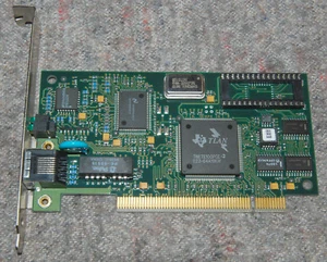 OLICOM OC-2325 770001040 10/100 RJ-45 UTP ethernet LAN PCI adapter FULL WORK - Picture 1 of 3