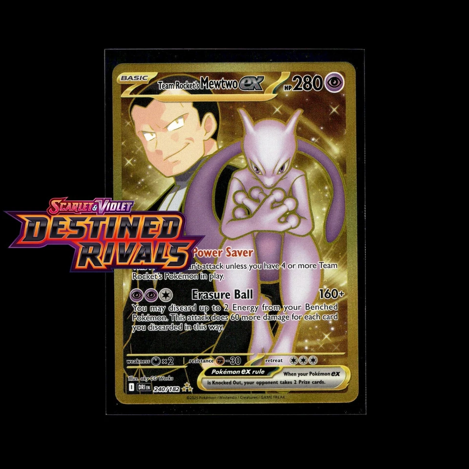 Pokemon Cards! Destined Rivals Holo/Reverse Holo EX Ultra Rare SIR Full Art Card - Image 1 of 1