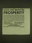 1938 Lasalle Extension University Ad - Insure and speed up prosperity