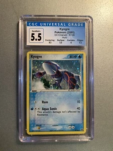 Kyogre 6/106 Holo Rare CGC 5.5 English Pokémon EX Emerald 2005 - Picture 1 of 2