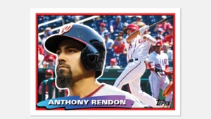 2019 TOPPS TBT 1988 BIG SET #33 CARD WASHINGTON NATIONALS ANTHONY RENDON #227 - Picture 1 of 1