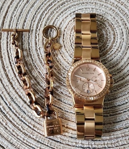 Orologio e Bracciale Michael Kors Oro Rosa