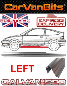 PANEL EXTERIOR IZQUIERDO PARA HONDA CIVIC CRX 87-92 ED9 EE8 REPARACIÓN DE UMBRAL CUERPO ÓXIDO - Imagen 1 de 6
