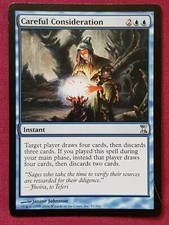 Magic The Gathering TIME SPIRAL CAREFUL CONSIDERATION single blue card MTG
