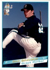 1997 Grays Harbor Gulls Grandstand 7 Rich Graham Northboro Massachusetts MA Card