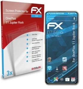 atFoliX 3x Screen Protector for OnePlus 11 Jupiter Rock clear - Picture 1 of 8
