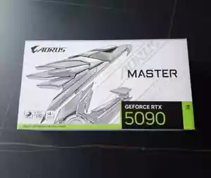 Gigabyte AORUS GeForce RTX 5090 MASTER ICE 32GB GDDR7 512bit Gen5 Graphics card - Picture 1 of 7