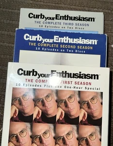 DVD-HBO Presents-Larry David, TV Series Curb Your Enthusiasm Season's 1,2,3 - Picture 1 of 2