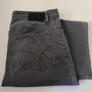 Jeans Calvin Klein uomo W 37 in L 28 in grigio slim dritto elasticizzato palmer - Foto 1 di 21