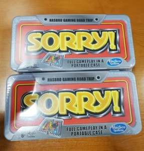 2 Pack: Sorry! Classic Hasbro Game Road Trip Travel Edition NEW -F6A - Picture 1 of 4
