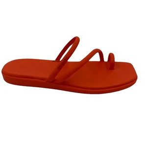 Sandalias CROCS Miami Toe Loop Naranja Lava Mujer 9 Playa Verano 209862 - Imagen 1 de 9