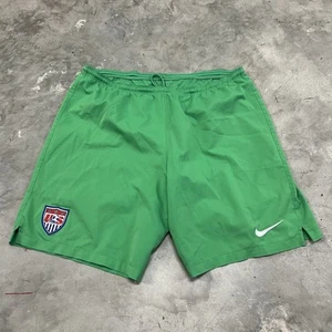 Nike Men Size Large Team USA 2015 Soccer Goalkeeper Shorts Green 578661-330 - Picture 1 of 8