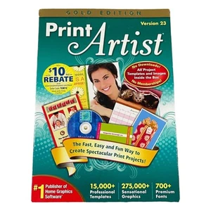 Print Artist Gold Edition Version 23 PC Nova Development - Picture 1 of 9