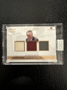 2025 Keepsake Steve McQueen Premiere Edition #165 Triple Relic Patch /50 SSP - Picture 1 of 2