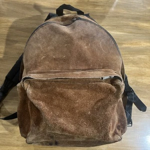 Vintage Eastpak Wildleder Leder Rucksack Made In USA 80er 90er Nr695 #695 - Bild 1 von 16