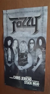 CHRIS JERICHO--FOZZY, handsigniertes Poster. - Bild 1 von 7