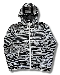 Chaqueta cortavientos ligera Billabong blanca y negra - talla UK pequeña - Imagen 1 de 7