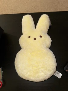 NWT Peeps Bunny Yellow Plush Marshmallow Scented 16” Easter - Picture 1 of 3