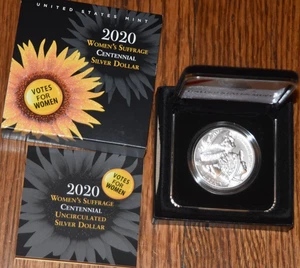 2020 Women’s Suffrage Uncirculated Centennial Silver Dollar - Picture 1 of 2