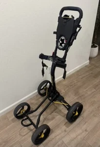 Bag Boy Quad Golf Push Cart (4 Wheel)- Collapsible w/ Brake - Picture 1 of 10