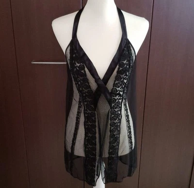 Camisola de seda LA PERLA negra talla XS NUEVA Foto 1 de 4