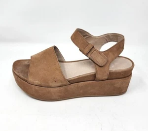 Zapatos Eileen Fisher para mujer 6M sandalias de plataforma con tiras de jaspe tostado - Imagen 1 de 10