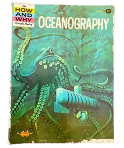 VINTAGE BOOK The How and Why Book of Oceanography 1971 Wonder Books Science - Bild 1 von 4