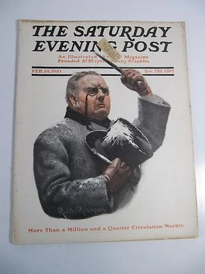 The Saturday Evening Post Magazine- February 19, 1910- Robb Robinson - Image 1 of 3