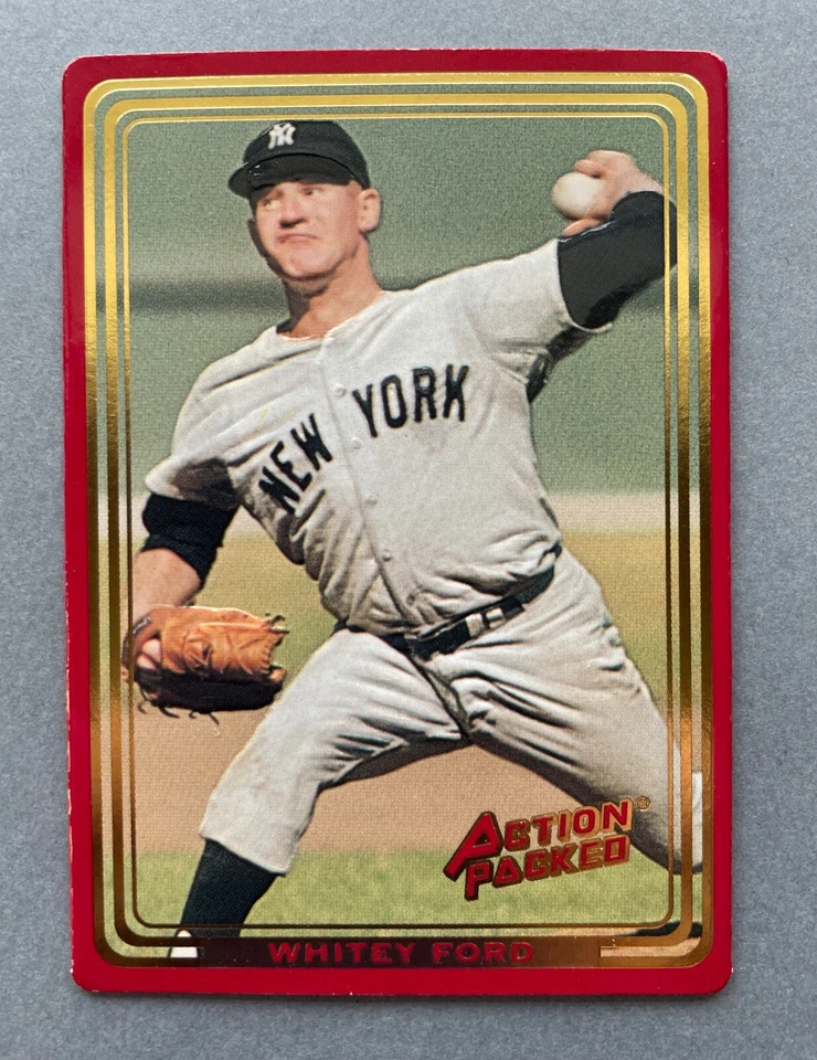1993 Action Packed Whitey Ford #116 Cooperstown Collection HOF N.Y. Yankees - Image 1 of 2