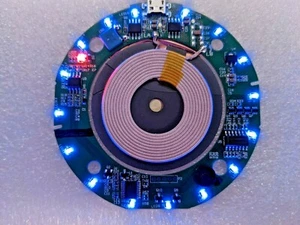 Módulo de carga de teléfono inalámbrico Q1 con bloque de alimentación de 10W 2.1 Amp y cable universal - Imagen 1 de 11