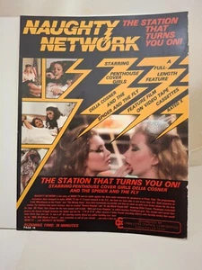 "NAUGHTY NETWORK" *DELIA COSNER* PROMO PHOTO AD SLICK 8.5" x 11" - Picture 1 of 4
