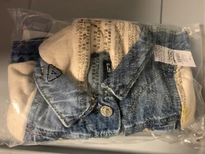 GAP Toddler Girl Hooded Denim Jacket 12-18 months - Picture 1 of 6