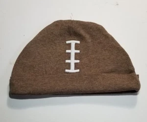 Football Baby Beanie 9 Months Size Carter's Football Fans Super Bowl Ready  - Picture 1 of 3