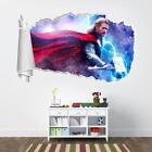 Thor The Avengers 3D Torn Hole Ripped Wall Sticker Decal Decor Art Mural WT140
