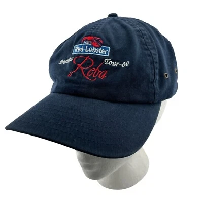 De colección Reba McEntire 99/00 Tour Sombrero Snapback Gorra Rojo Langosta Patrocinador Foto 1 de 4