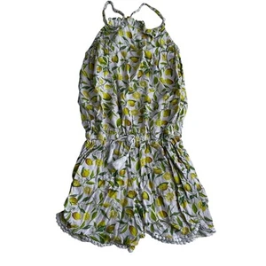Snapper Rock Girls Lemon Print Romper - Size 12 Years - Picture 1 of 4